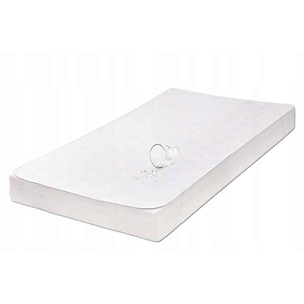 Hygienická podložka 90x200 Frosty bílá sněhové vločky