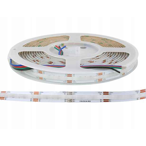 Rgb Led Pásek Barevný Cob 576 5,0 m, DC 12 V, TC-COB-RGB576-12 Talvico