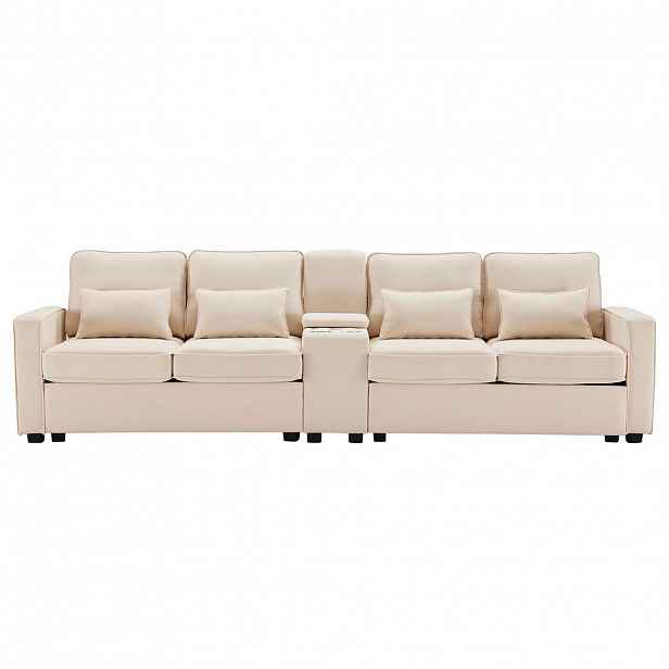 SEDACÍ SOUPRAVA 4-místná 290/83/88 cm Béžová