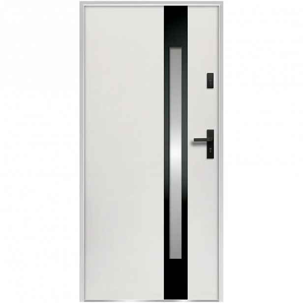 Vchodové dveře Temida S68 90L Biele 2070x1000x68 mm