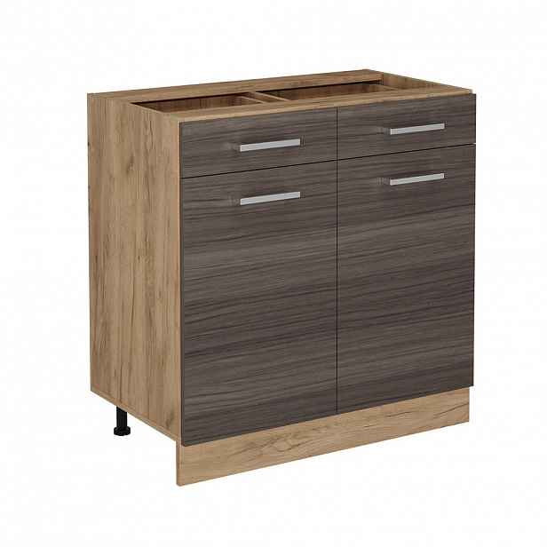 Vicco SPODNÍ SKŘÍŇKA KUCHYŇSKÉ LINKY R-Line Ušlechtilá šedá 80 cm bez pracovní desky