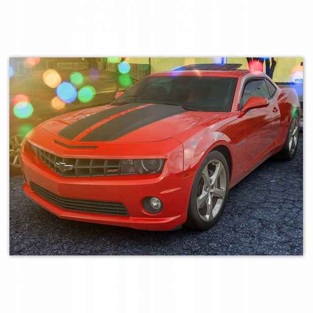 Plakáty 200x135 Chevy Camaro Ss Červené