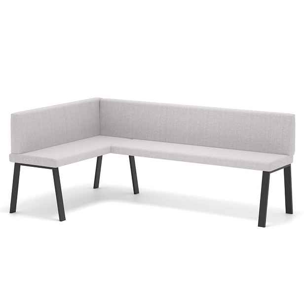 Idohome ROHOVÁ LAVICE MONO Y levá tkanina hladká, 128/168 cm, béžová