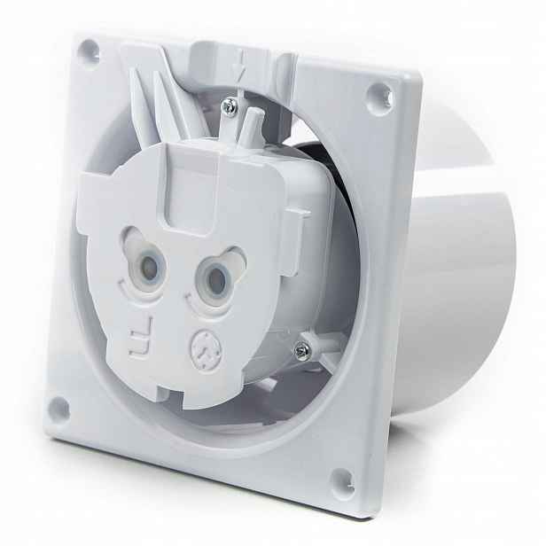 Koupelnový ventilátor časový otvor fi100 01-062