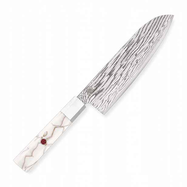 Kuchyňský nůž Santoku 180 mm Dellinger Forged White Wave