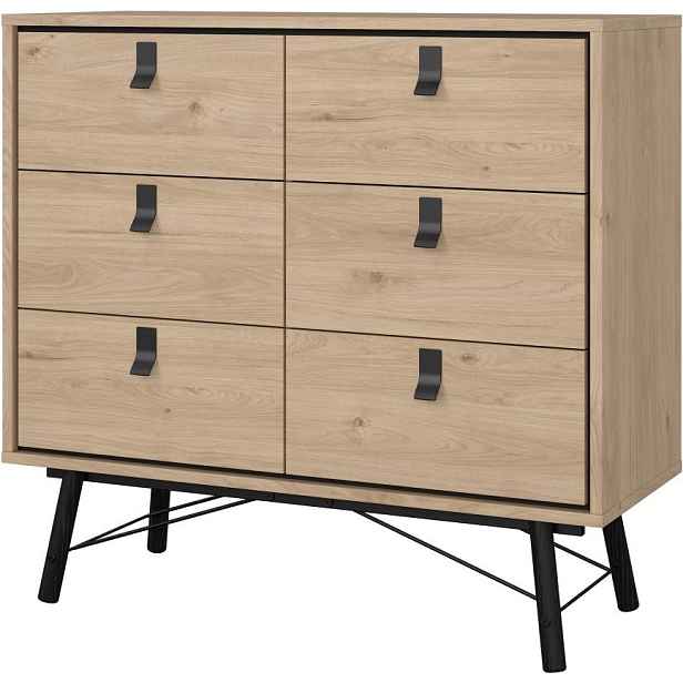 Tvilum Komoda Rainy 102 cm se zásuvkami hickory Jacson