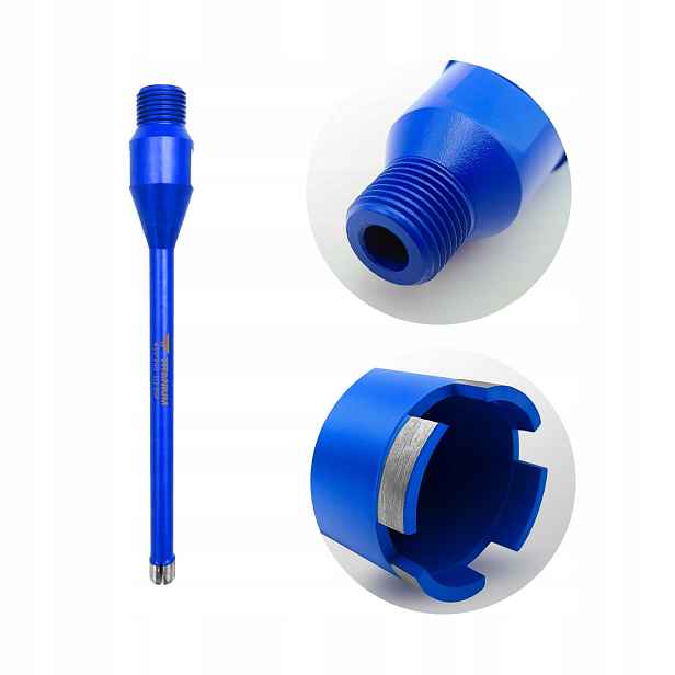 Vrták diamantový korunkový korunkový vrták do betonu 10 mm 200 mm 1/2 Bsp Titanium