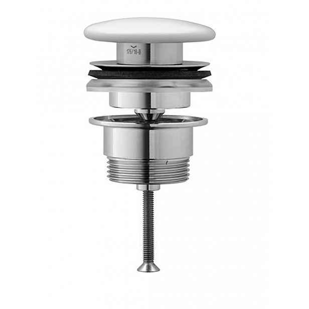 Duravit - Umyvadlová výpusť, ClickClack, bílá 0050790000