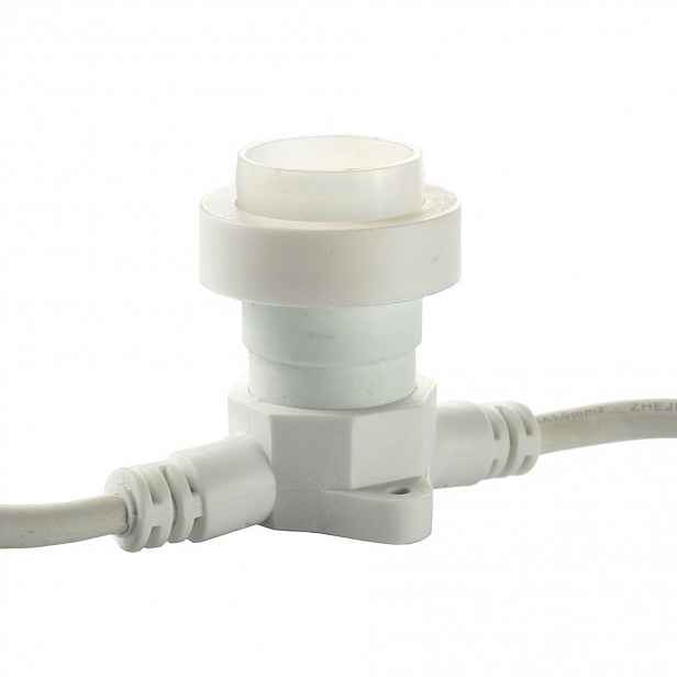 Easy Fix objímka pro žárovky s paticí E27, 0,3 m, 1 objímka, IP67, bílá barva