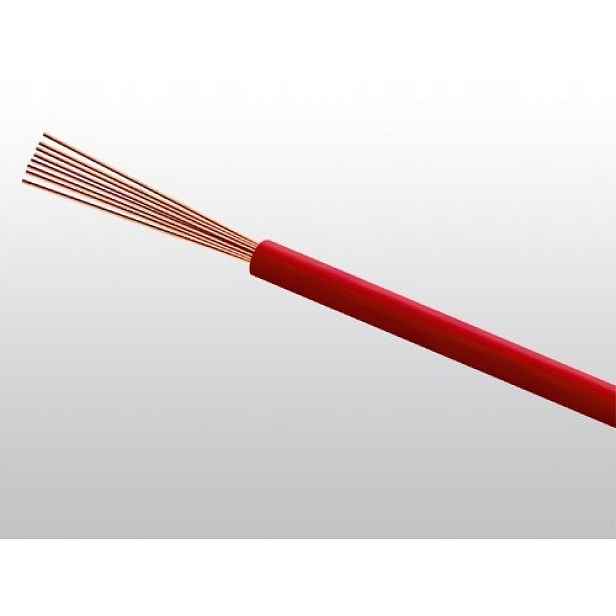 Kabel LgY 1*0,75 500V červený