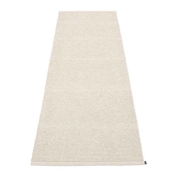 Krémový vnitřní a venkovní běhoun 70x200 cm Mono Linen Vanilla – Pappelina