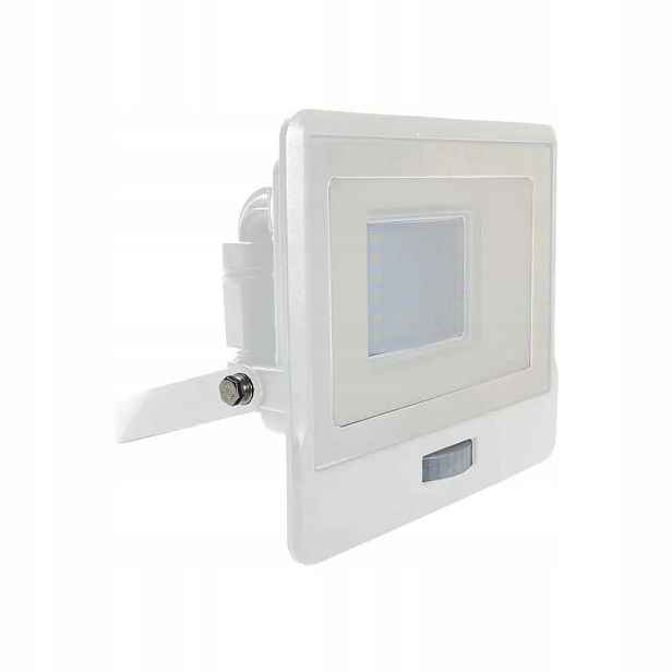 Led projektor V-tac 30W Samsung Chip senzor pohybu bílý s manžetou VT-138S 650