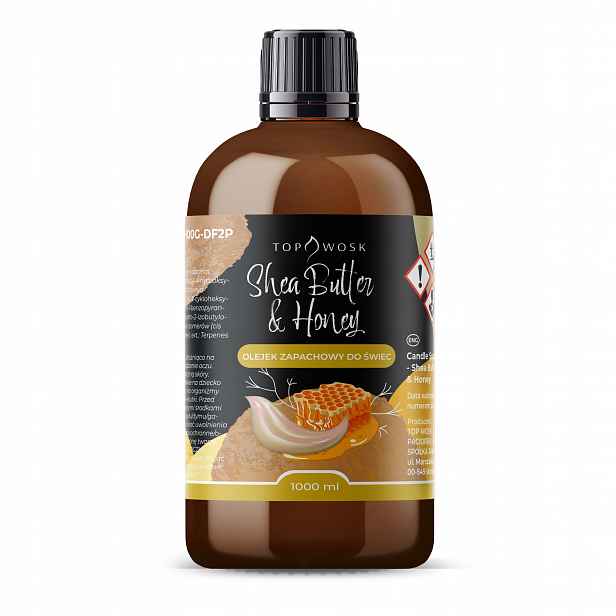 Vonný olej na svíčky Shea Butter & Honey 1000 ml, vůně parafínového vosku