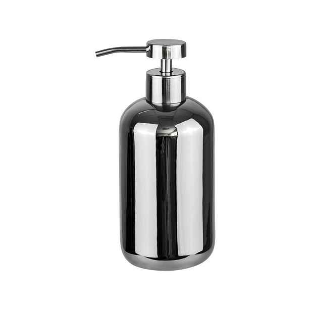 Keramický dávkovač mýdla ve stříbrné barvě 200 ml Lotus – Mette Ditmer Denmark