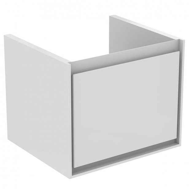 Koupelnová skříňka pod umyvadlo Ideal Standard Connect Air 48x40,9x40 cm šedý dub/bílá mat E0844PS