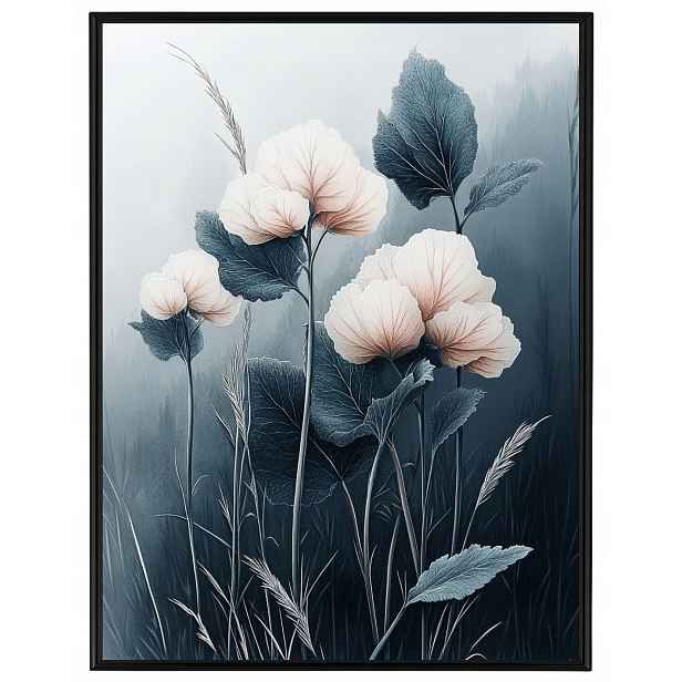 Plakát Rámeček Hliník Příroda Louka Květiny Vegetace Ombre 60x80