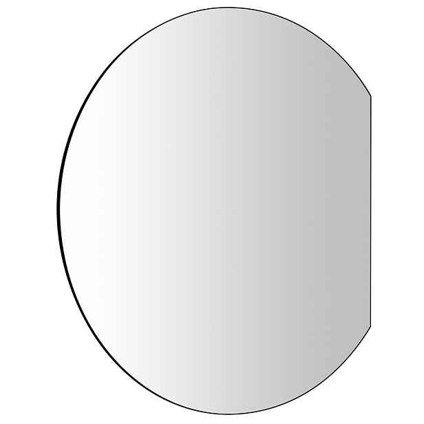 Sapho DARA CUT zrcadlo s LED podsvícením 20W, o 100x90cm, topná fólie