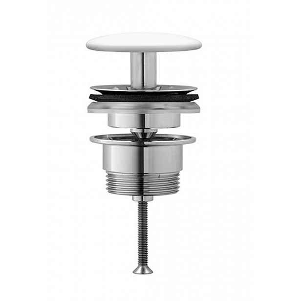 Duravit - Neuzavíratelná výpusť, bílá 0050780000