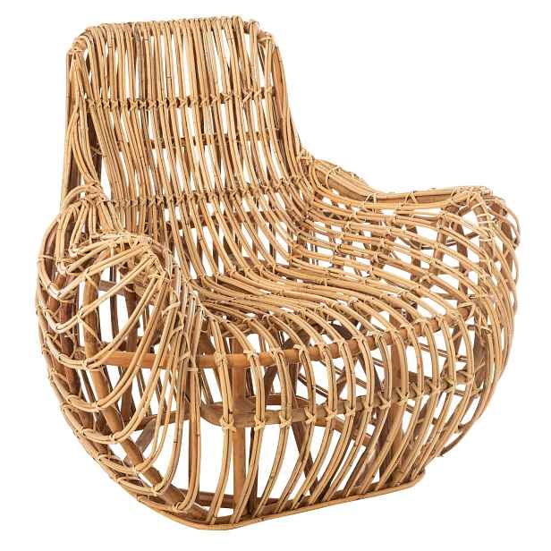 Přírodní ratanové designové křeslo Ana Rattan - 99*87*89 cm J-Line by Jolipa