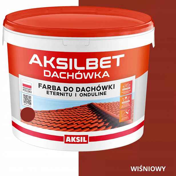 Aksilbet Střešní Taška Barva Na Střechu 5L Třešňová 3009