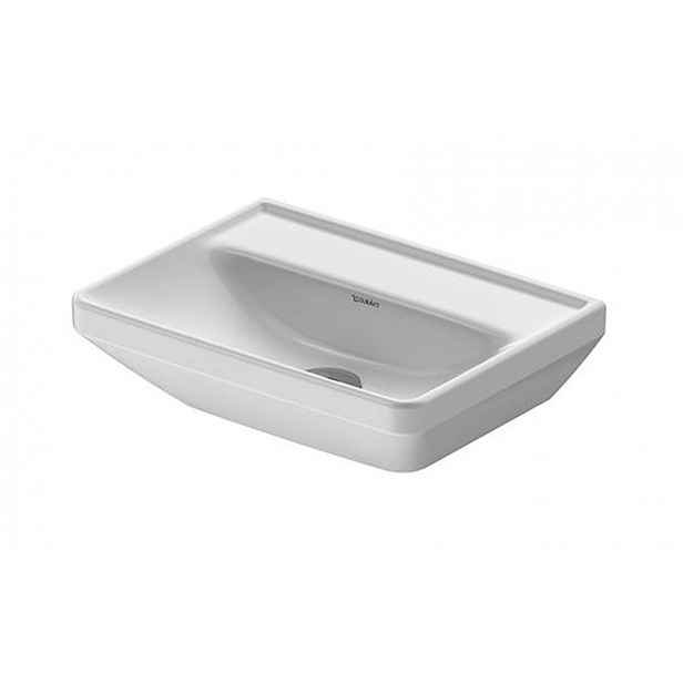 Duravit D-Neo - Umývátko 45x34 cm, bez otvoru pro baterii, bílá 0738450070