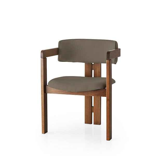 Jídelní židle CO Light Brown and Walnut