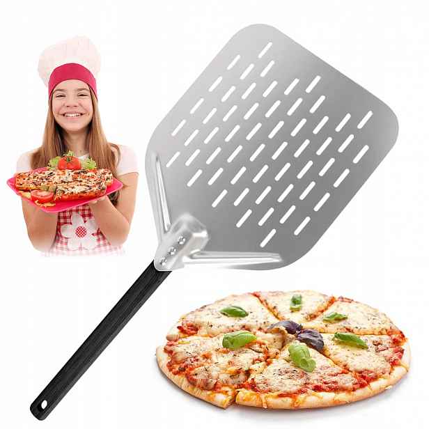 Profesionální Lopata Na Pizzu 12" Chleba S Otvory 30X40 CM
