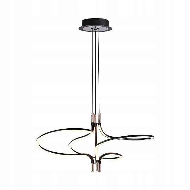 V-tac Závěsná Led lampa 30W zlatá černá 56x120 cm VT-7980 3000K 3350lm