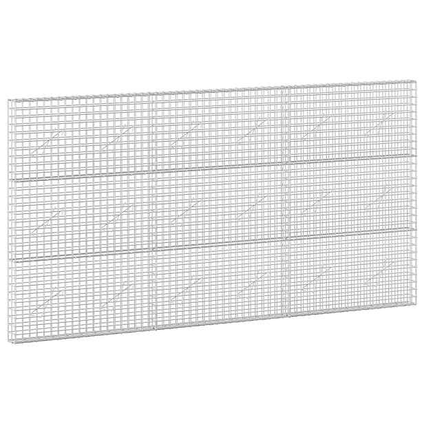 vidaXL Gabion s drátem 5 mm a síťkou 5x5 cm 300x10x150 cm