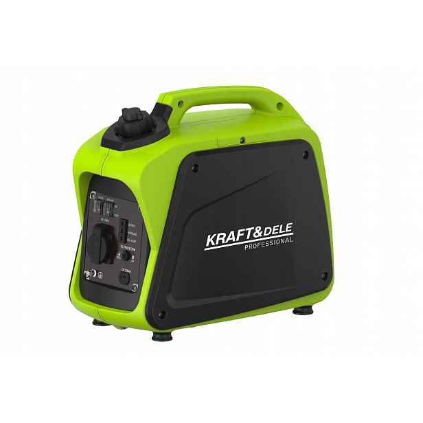 Jednofázový přenosný generátor Kraft&Dele 1800 W benzín
