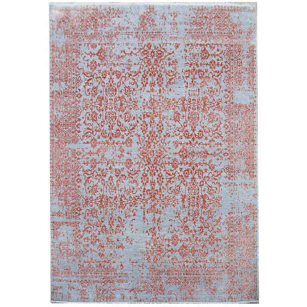 Ručně vázaný kusový koberec Diamond DC-JK 1 Silver/orange, 305x425, oranžová, chodba / předsíň, Diamond Carpets India