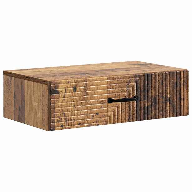 vidaXL Nástěnný boční stůl 59 x 34,5 x 17 cm Kompozitní dřevo