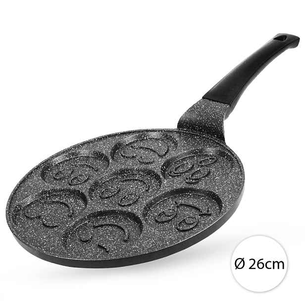 Brunbeste 1958 Pánev na lívance a vajíčka smajlík 26 cm