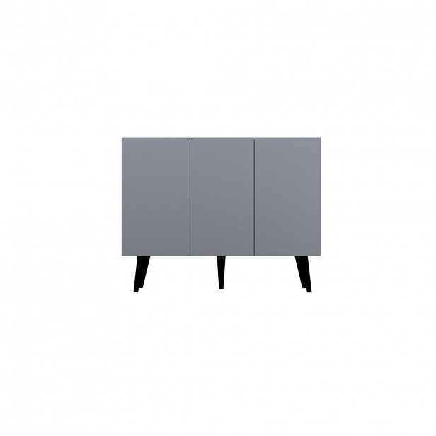 RAUMHIRSCH FURNITURE KOMODA Toronto šedá 39,9/95,5/120