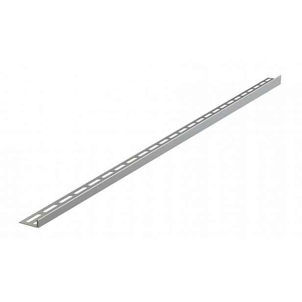 Alca - Lišta pro vyspádování podlahy 1200 mm, levá, výška lemu 12 mm, nerez mat APZ901M/1200