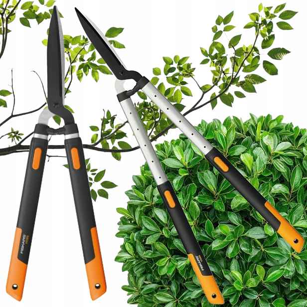 Fiskars HS86 Smartfit Teleskopické Nůžky Na Živý Plot Nastavitelné 93 CM Pevné