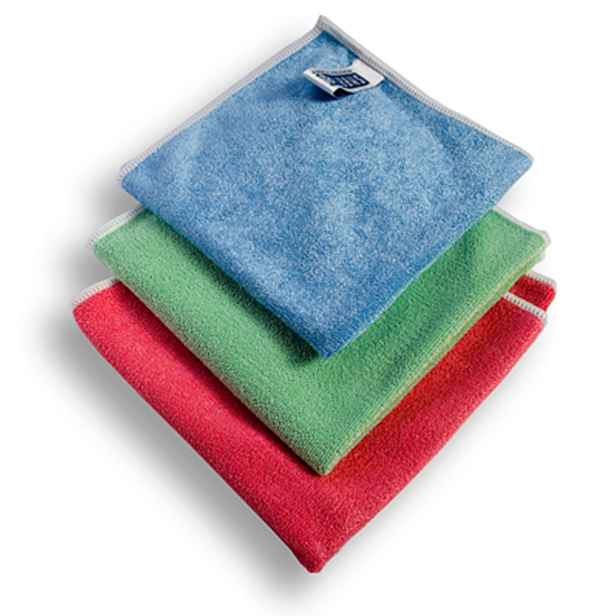 HITEKO (Smart microfiber system) Utěrka, hadřík z mikrovlákna, 3ks - hustší, měkčí a savější než běžné utěrky
