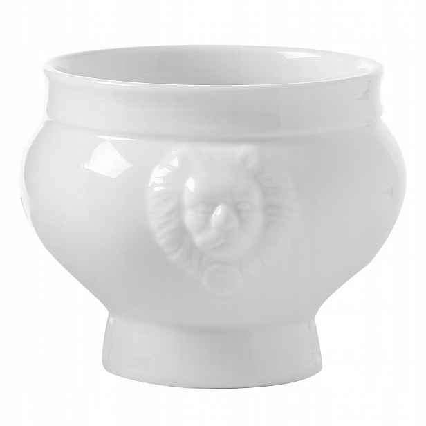 Miska na polévku Lionhead bílá porcelánová 2L Hendi 784730
