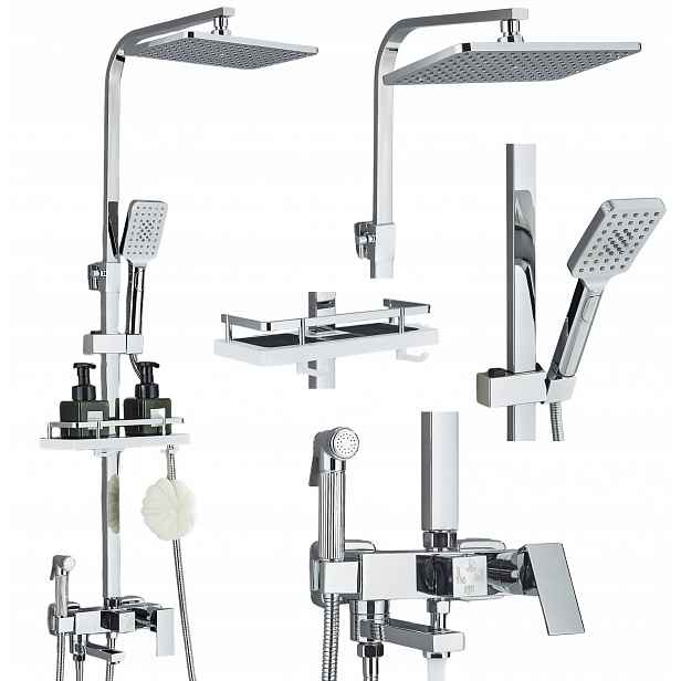 Nástěnná sprchová baterie Chrom Bidet