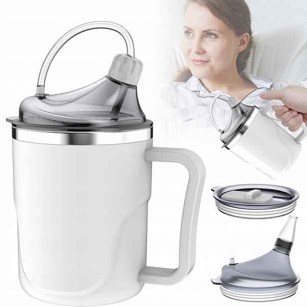 Nekapající Hrnek Pro Dospělé O Objemu 400 ML Z Nerezové Oceli