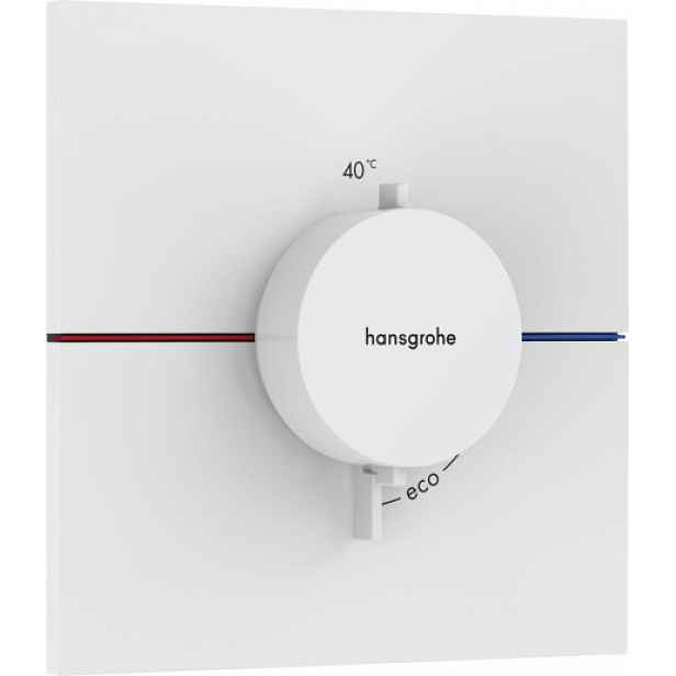 Sprchová baterie Hansgrohe ShowerSelect Comfort E bez podomítkového tělesa matná bílá 15574700