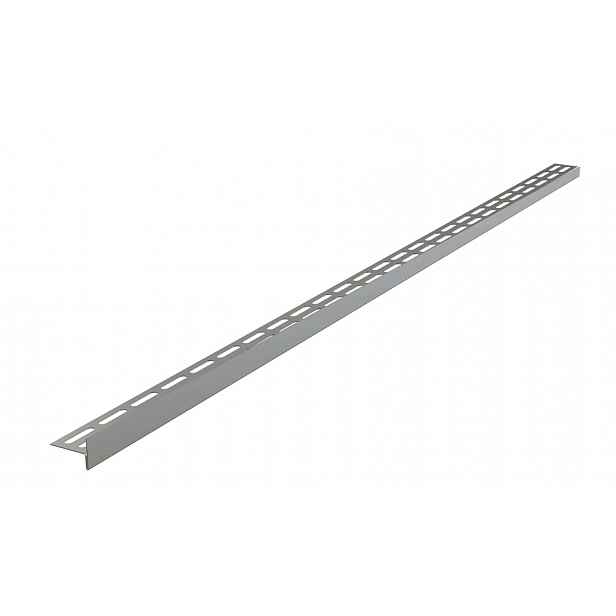 Alca - Lišta pro vyspádování podlahy 1000 mm, pravá, výška lemu 14 mm, nerez mat APZ904M/1000