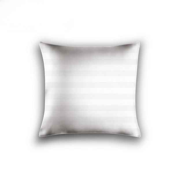 Povlak na polštář z mikrovlákna JASMINE 45x45 cm, bílý