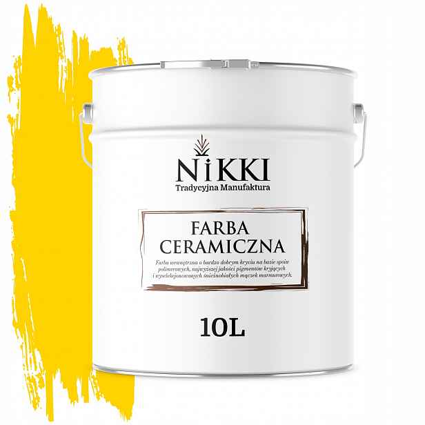 Barva Na Stěny Keramická Intenzivní Barva Žlutá H6967 Hluboký Mat 10 L