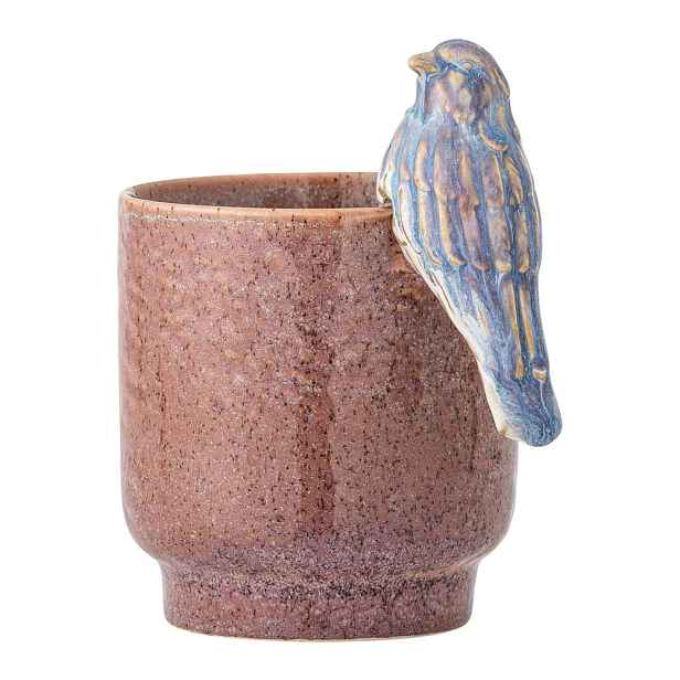 Kameninový ručně malovaný obal na květináč ø 11 cm Larky – Bloomingville