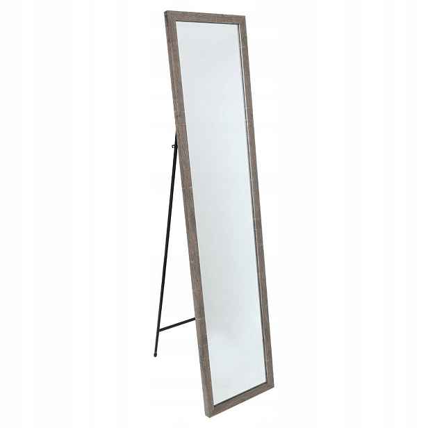 Stojící zrcadlo Effe s nastavením úhlu náklonu, 35x155 cm, šedé