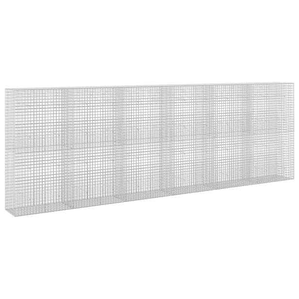 vidaXL Gabion s drátem 5 mm a síťkou 5x5 cm 600x50x200 cm