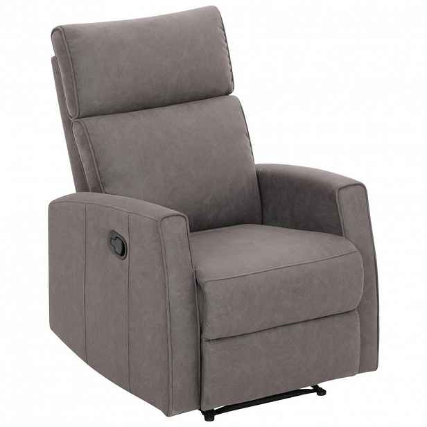 Xora RELAXAČNÍ KŘESLO, kov, textil, šedá