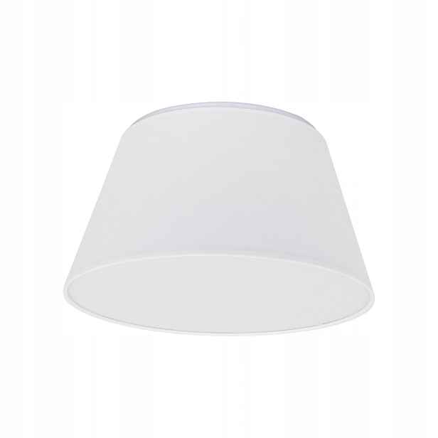 Bílá Stropní Lampa S Látkovým Stínidlem Do Obývacího Pokoje 11204 Tk Lighting
