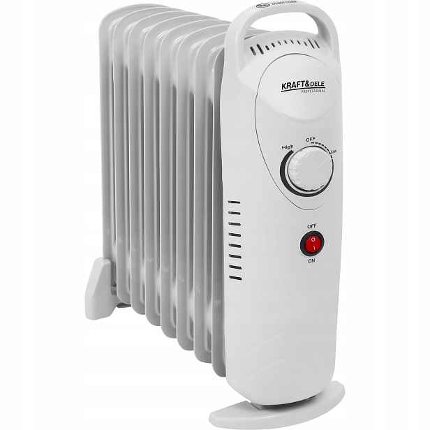 Elektrický Olejový Radiátorový Radiátor Kamna S Termostatem Do Pokoje 1000 W
